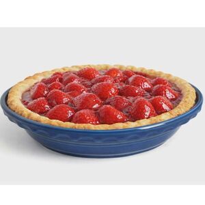 Fiestaware FIESTA Pie Plate Deep Dish Baking Bake Baker Bakeware Lapis CERAMIC